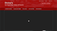 Desktop Screenshot of divinesauto.com