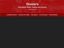 Tablet Screenshot of divinesauto.com